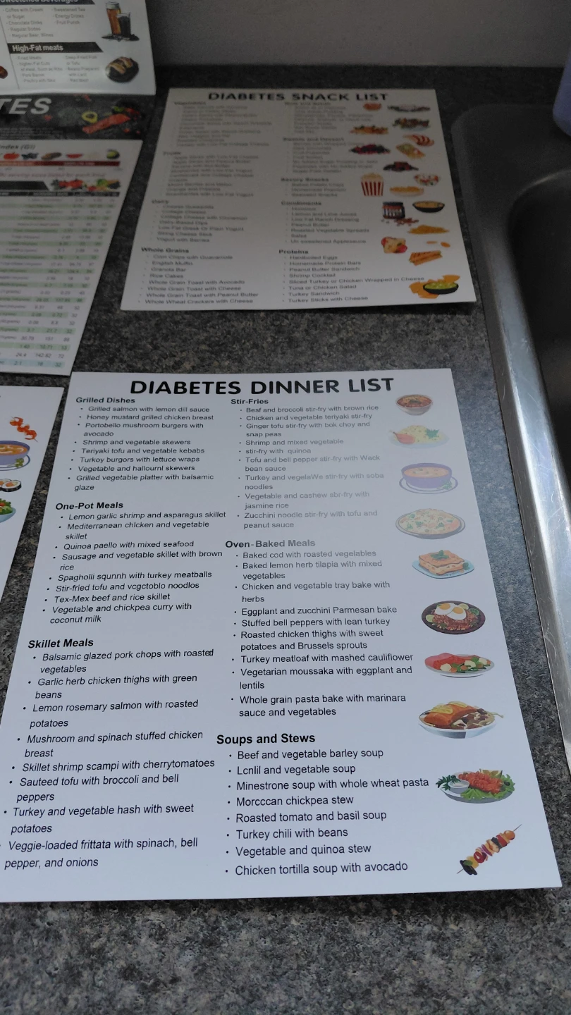 Diabetes Meal Plan Sheets - photo 4