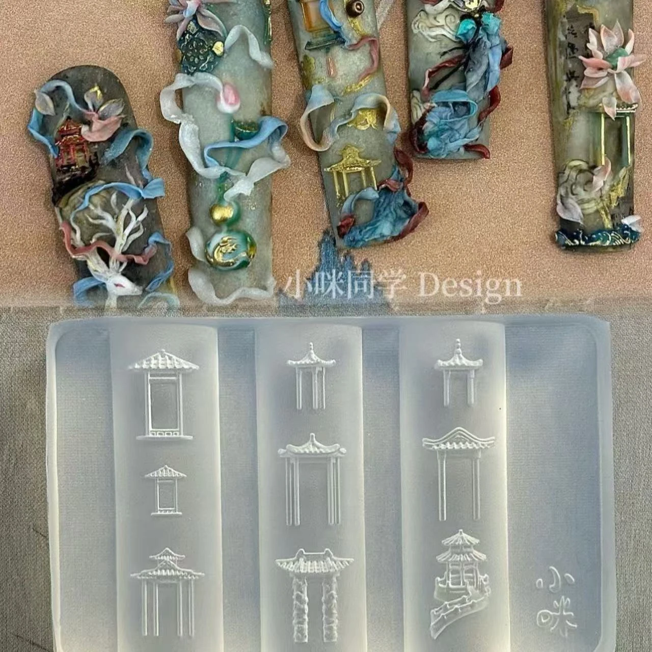 Silicone Mold for Chinese Style Architectural Elements