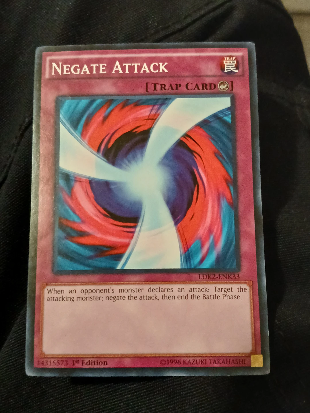 Yu-Gi-Oh! Negate Attack 1st Edition Trading Card