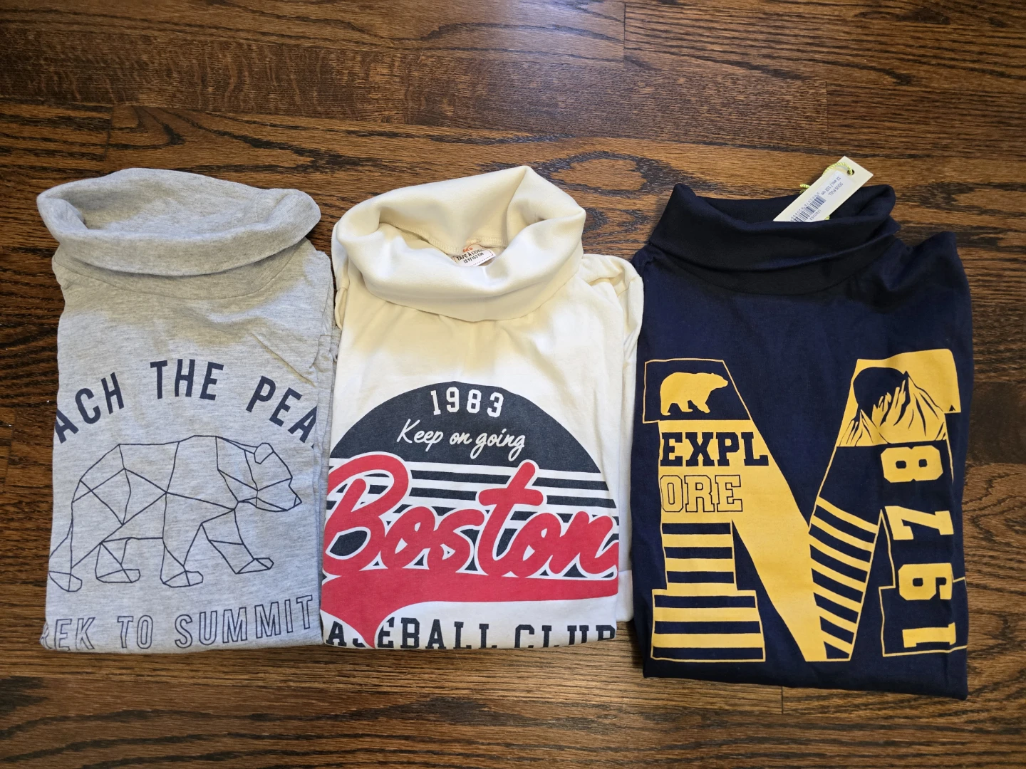 NEW Long Sleeve Tops Youth 12Y