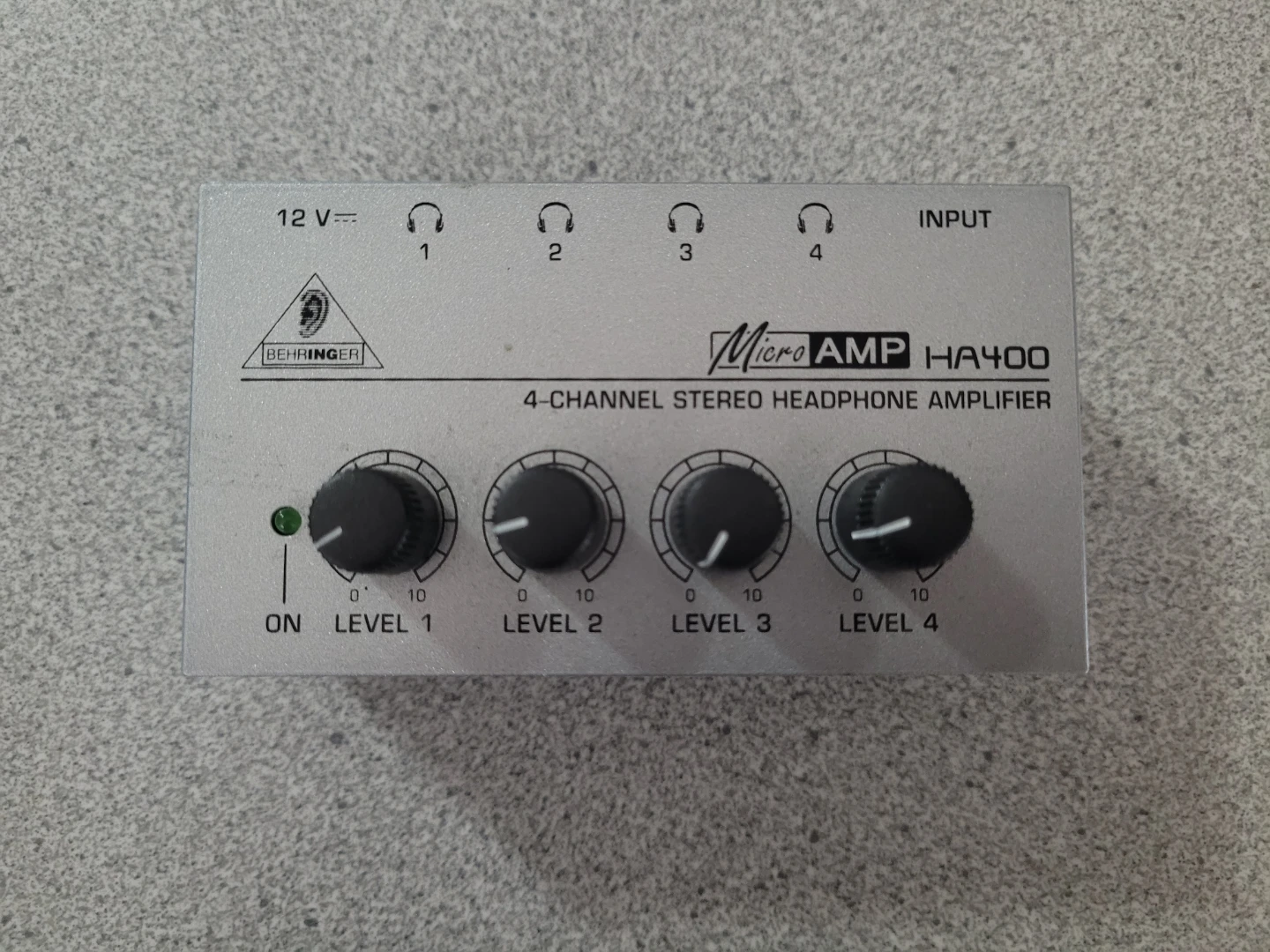 Behringer MicroAMP HA400 4-Channel Headphone Amplifier