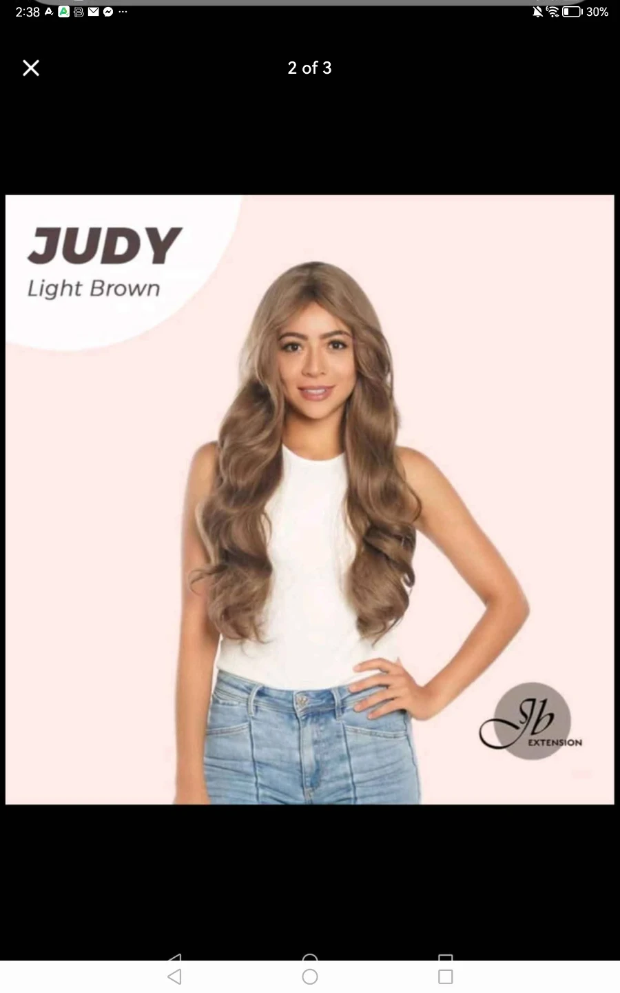 JH Extension Judy Wig Light Brown - photo 2