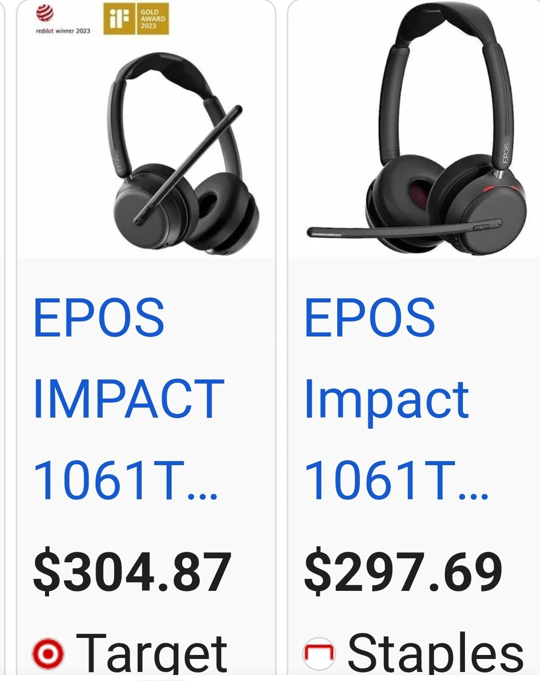 EPOS IMPACT 1061T Double-Sided Wireless Headset with Stand - photo 5