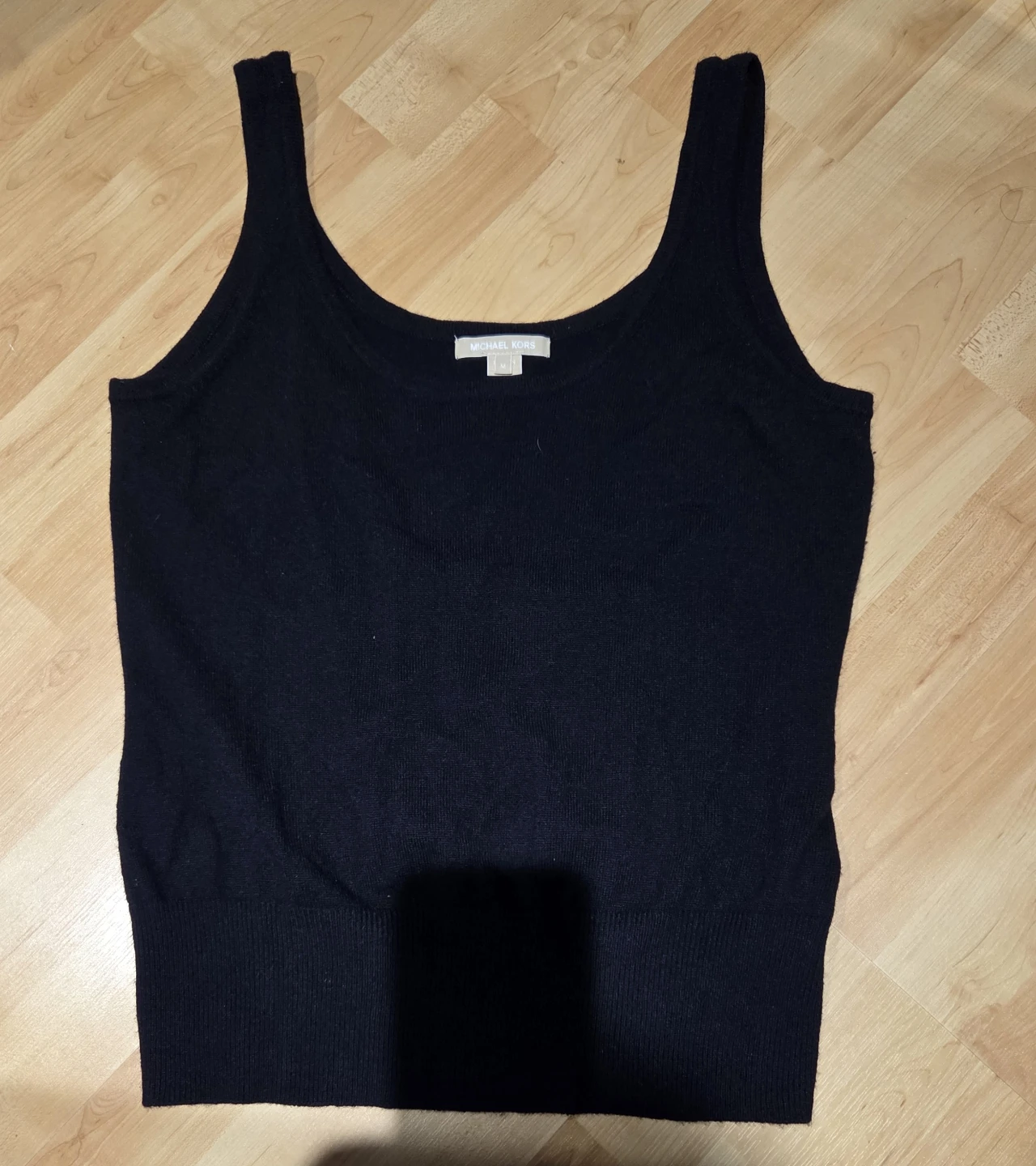 Michael Kors Black 100% Cashmere Tank Top - Size M