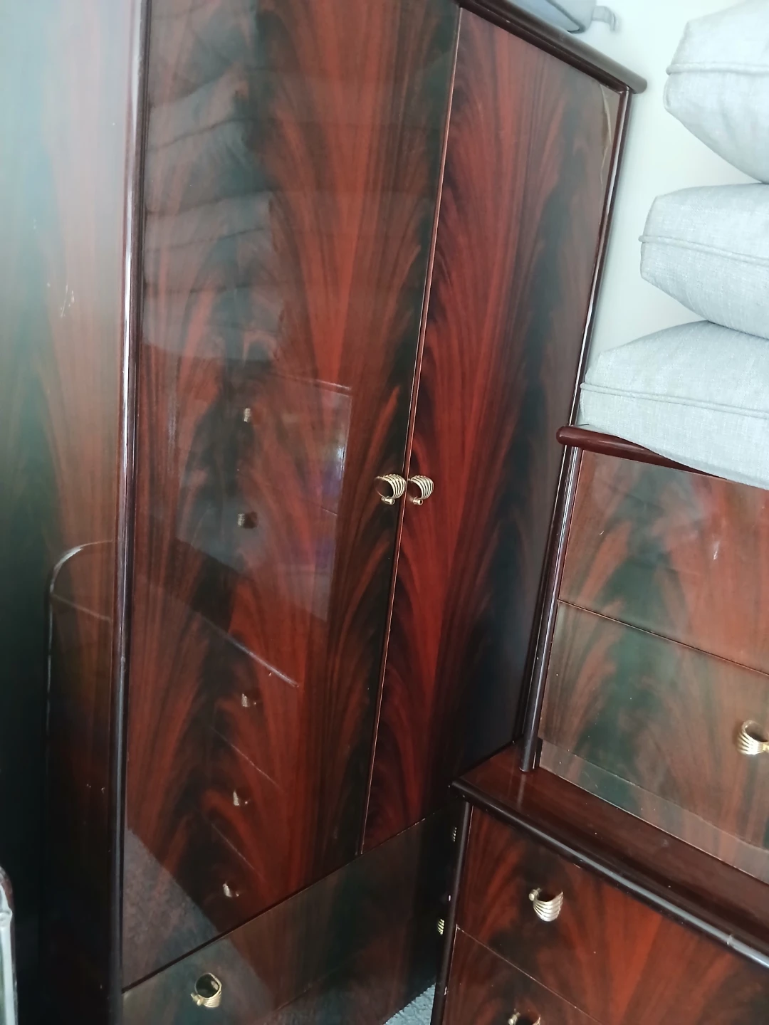 Vintage Wood dresser set - photo 2