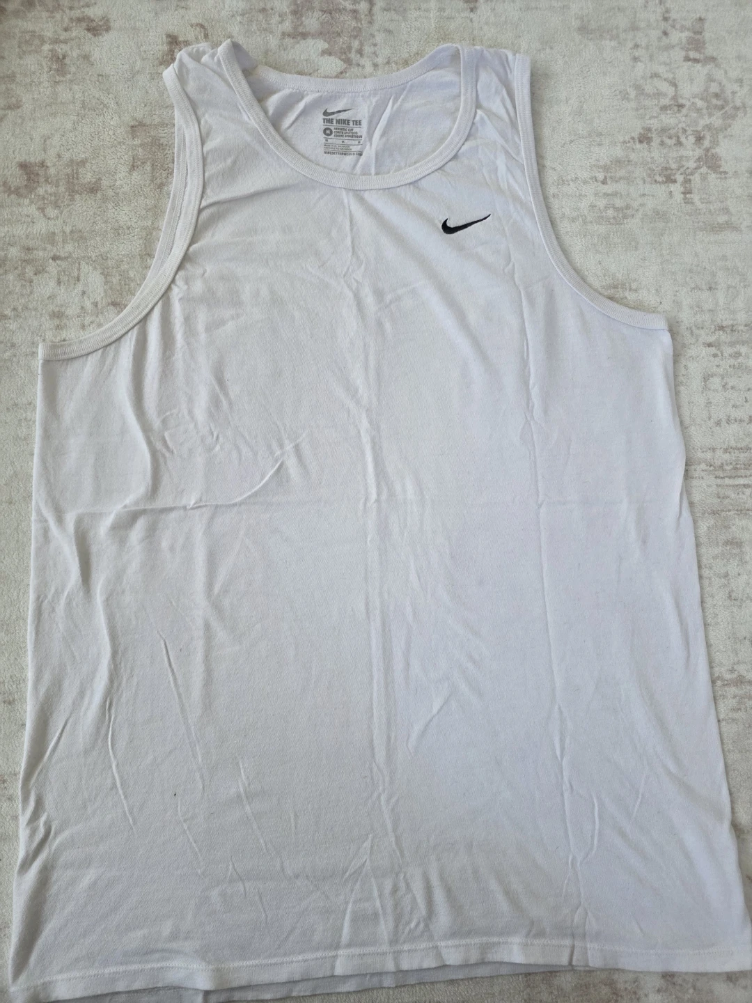 Nike Men's White Tank Top