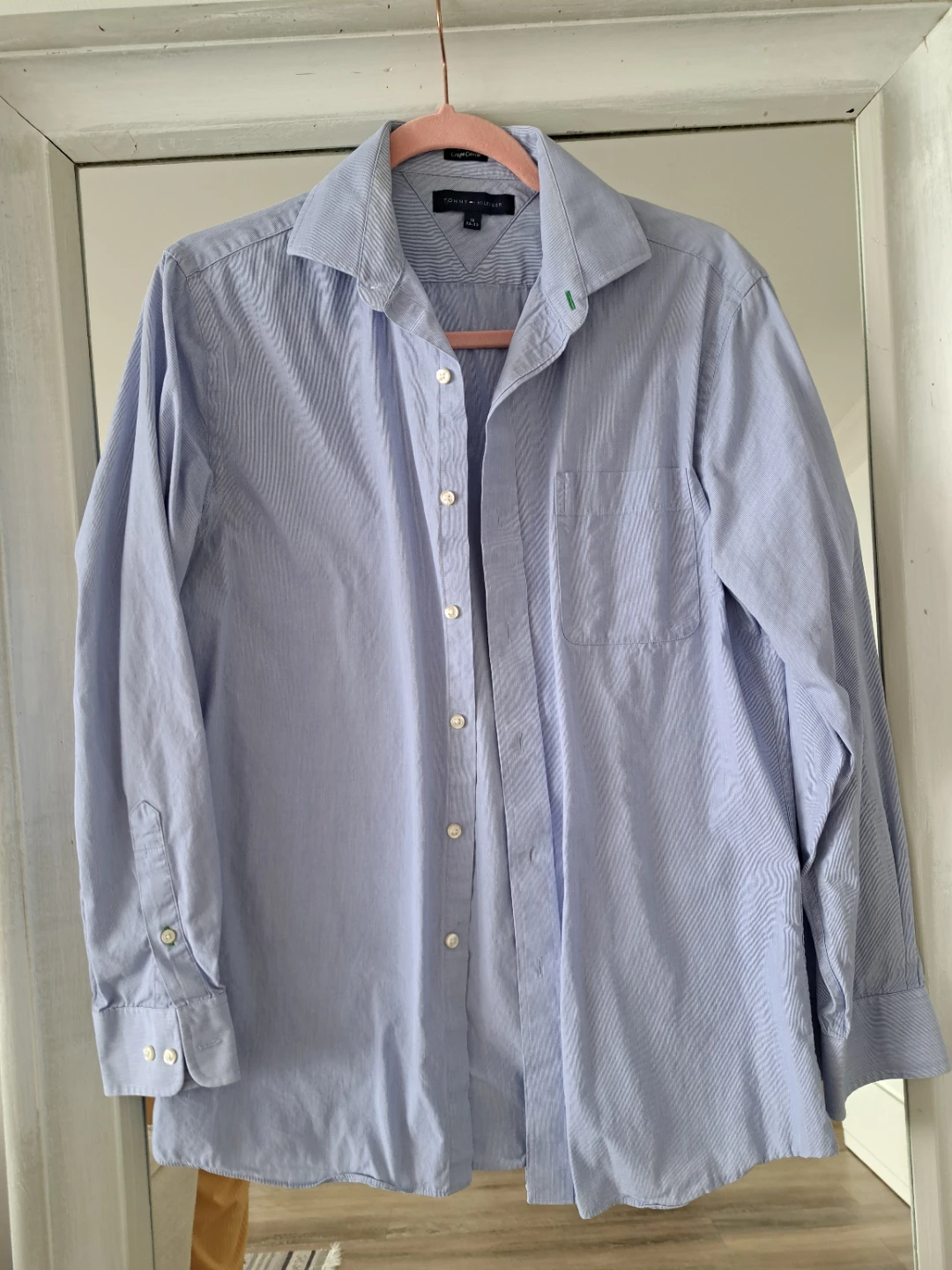 Tommy Hilfiger Men's Striped Dress Shirt - Size 15, 32-33