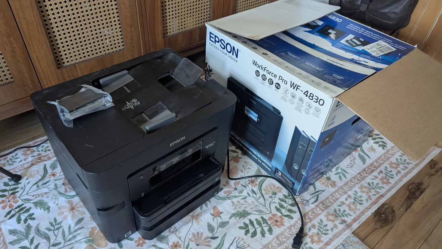 Epson WorkForce Pro WF-4830 All-in-One Printer - photo 3