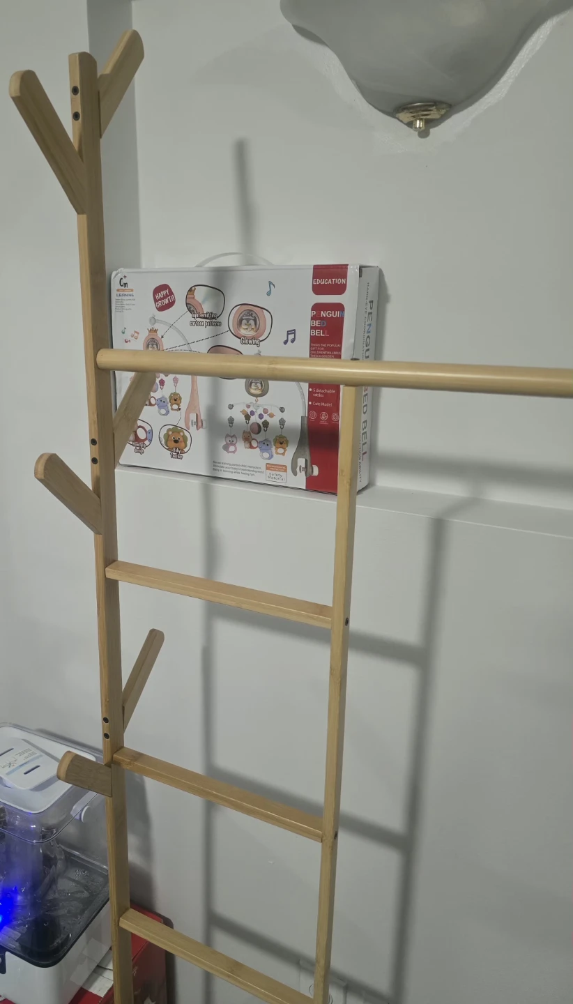 bamboo Clothes Rack with moving tires - photo 4