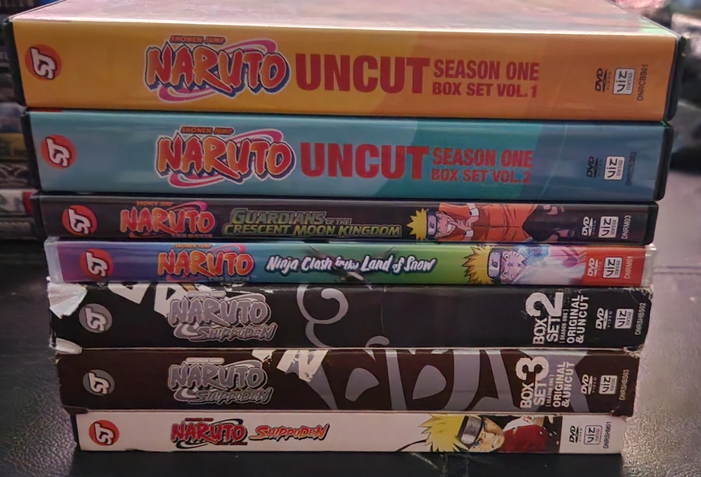 Naruto DVD Lot – Uncut Box Sets + Shippuden + Movies 🌱