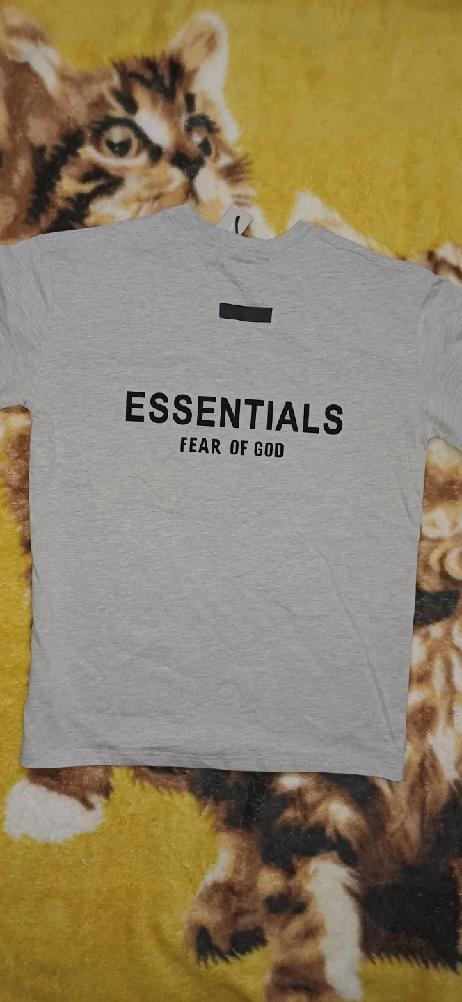 Fear of God Essentials T-Shirt and Shorts Set Grey - photo 2