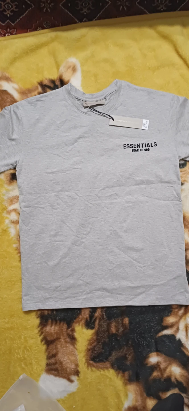 Fear of God Essentials T-Shirt and Shorts Set Grey - photo 3