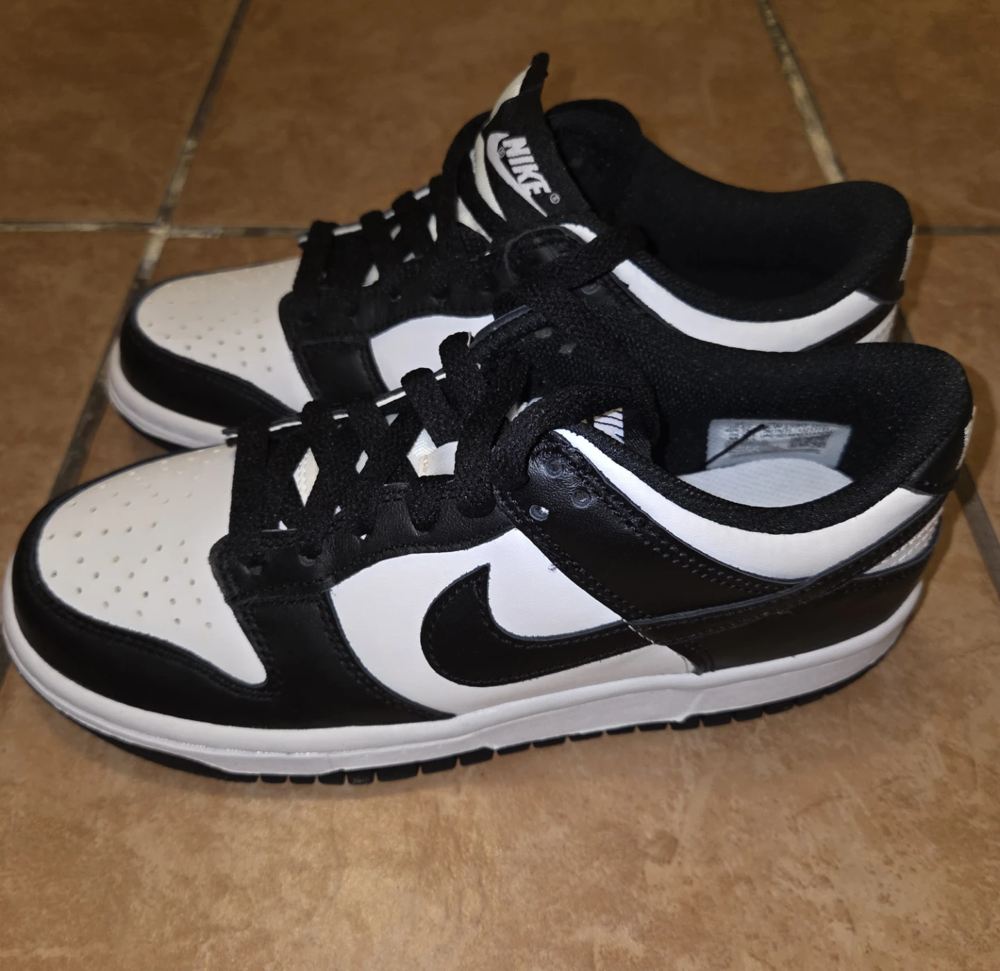 Nike Panda Dunk Low Black White Sneakers - photo 4