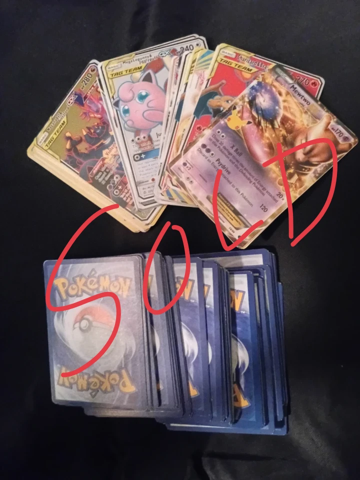 NEW!   Assorted Pokemon TCG Cards Bundle with Deck Box - photo 2