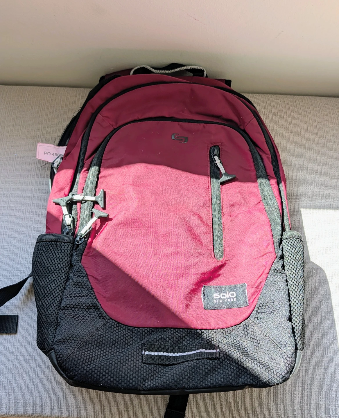Solo New York Backpack - Burgundy