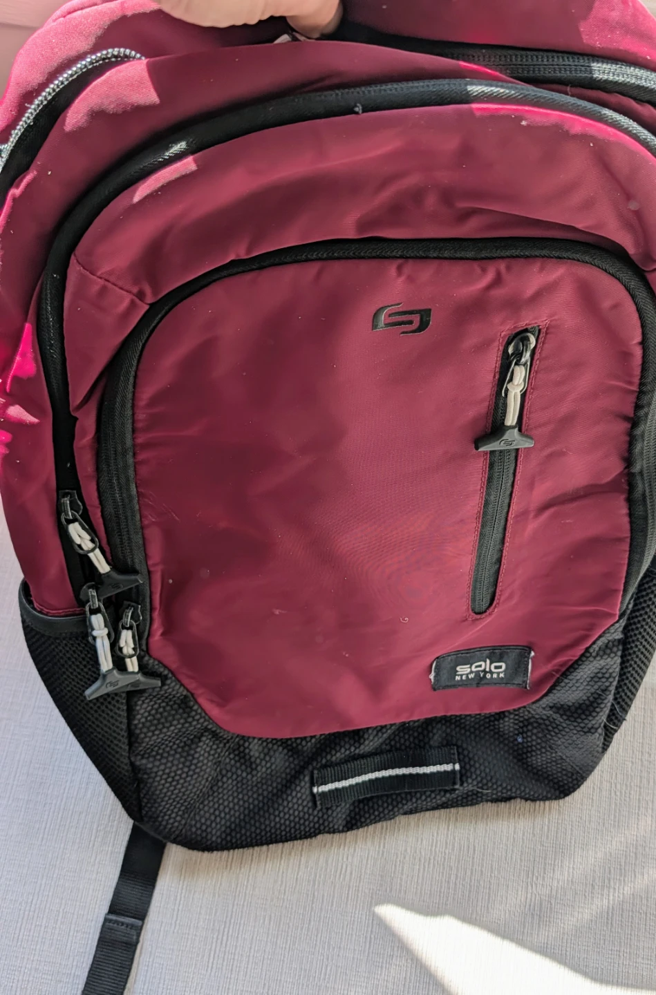 Solo New York Backpack - Burgundy - photo 4