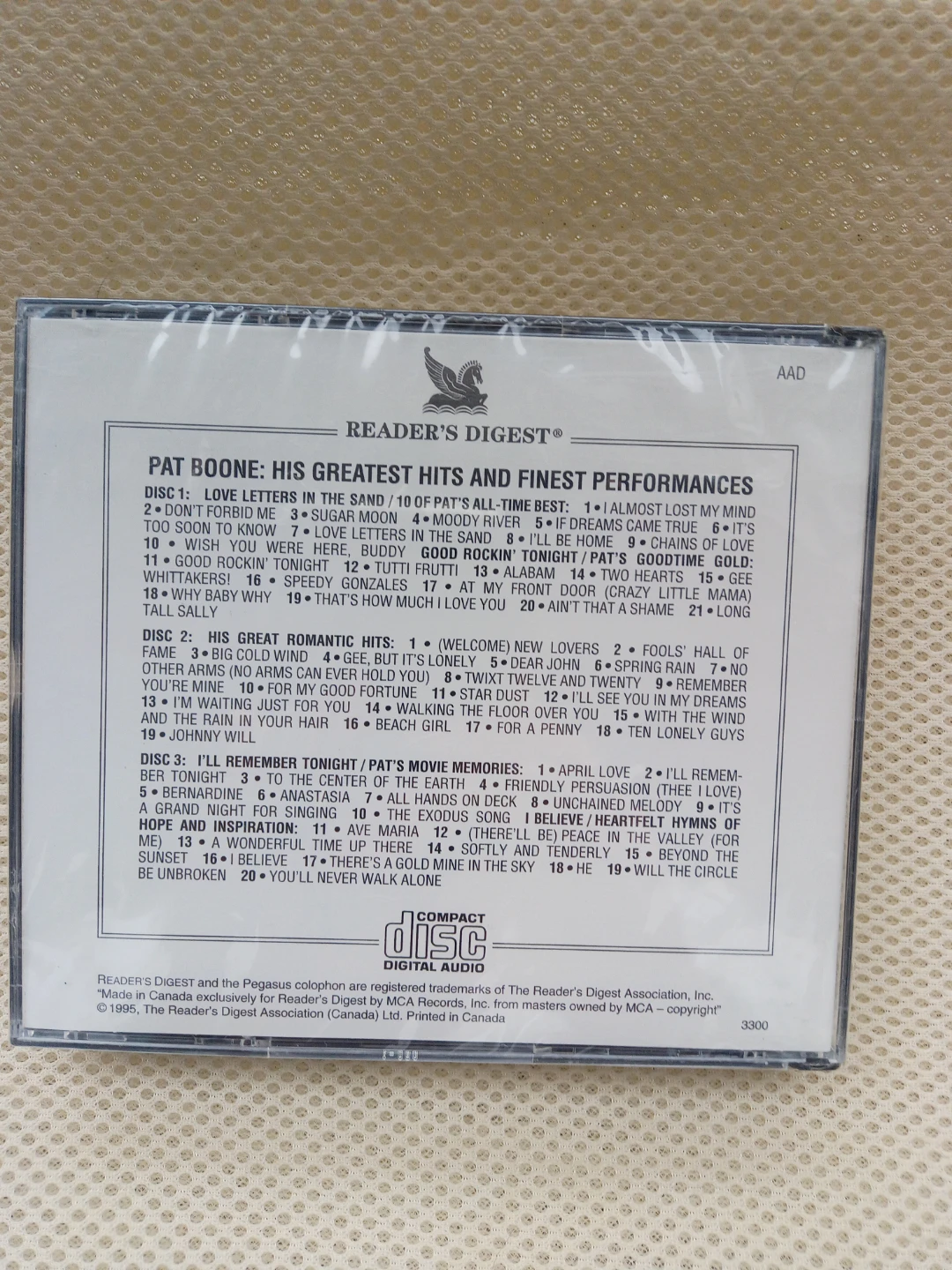 Brand New： Pat Boone His Greatest Hits CD - photo 2