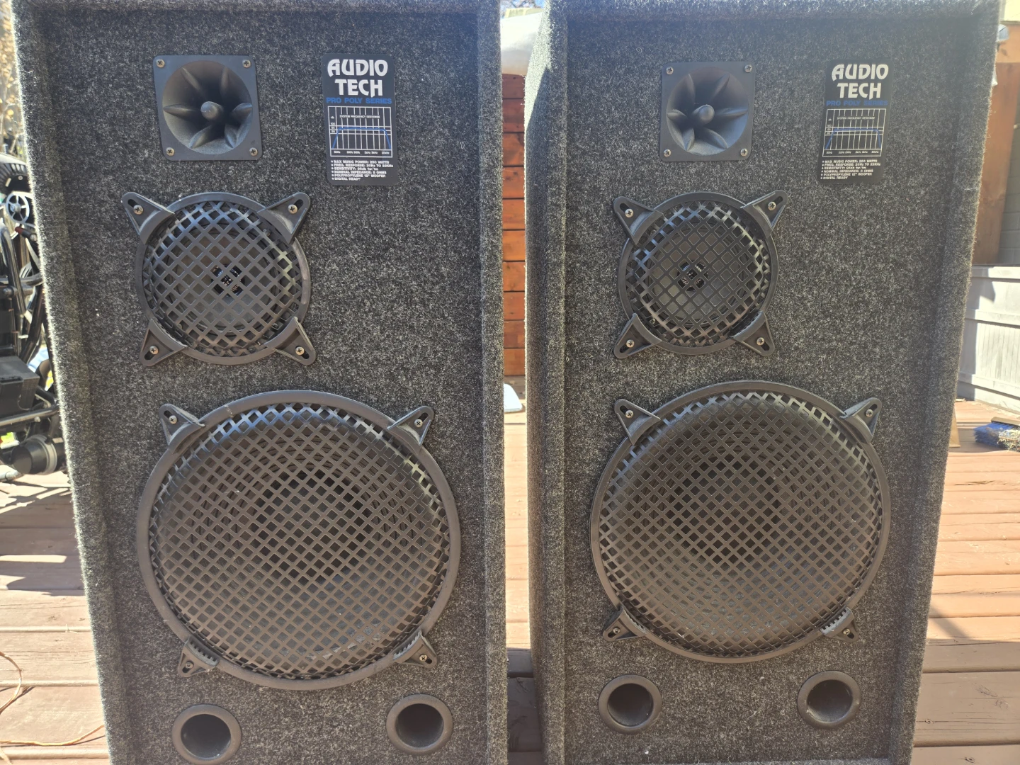 Audio Tech Floor Speakers