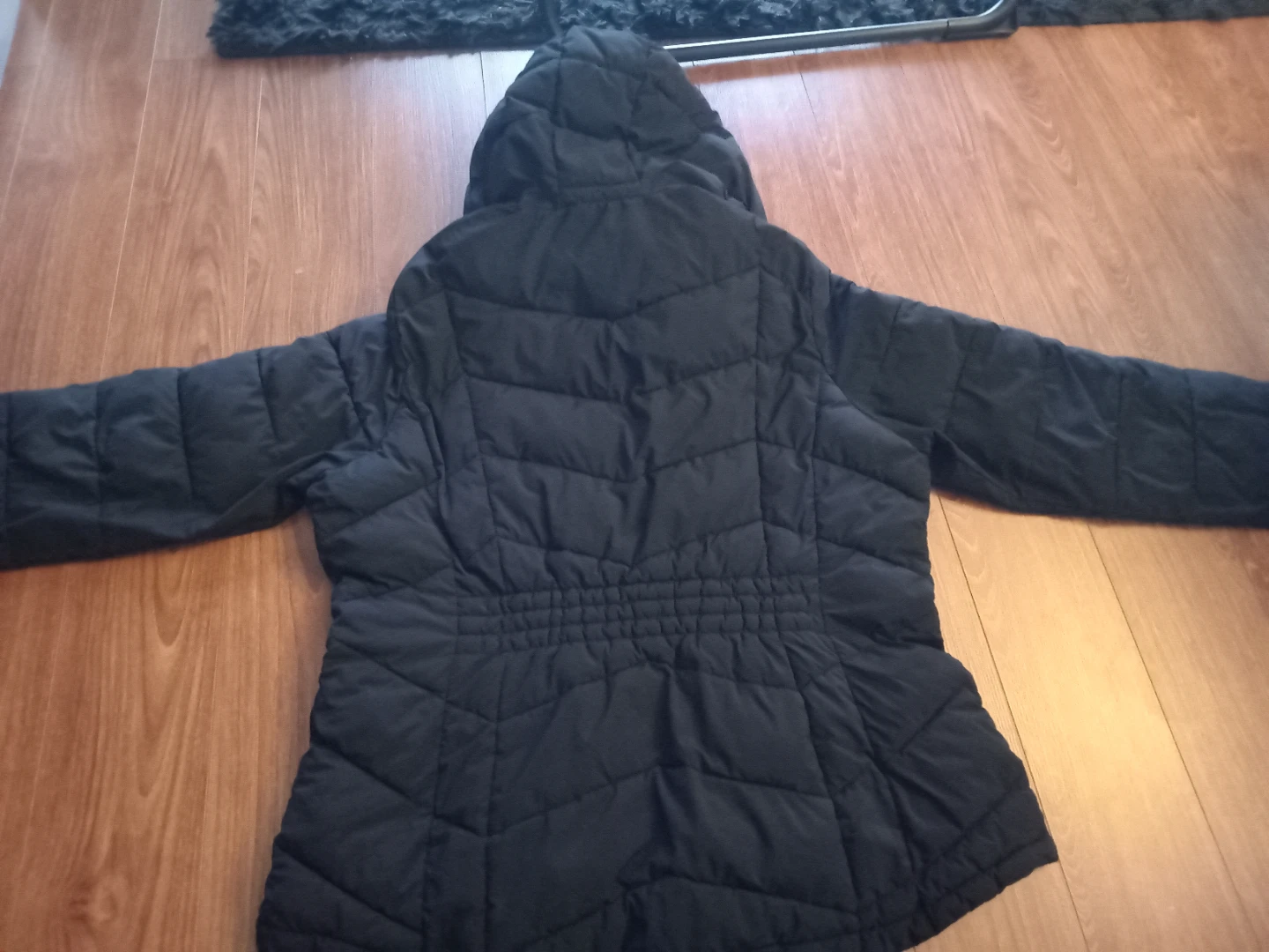 Calvin Klein Women's Black Puffer Jacket with Hood - photo 5