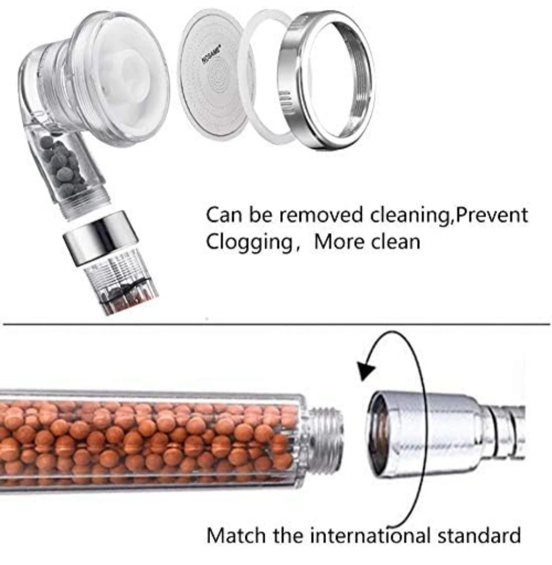 Nosame Shower Head, Filter Filtration High Pressure Water ... - photo 3