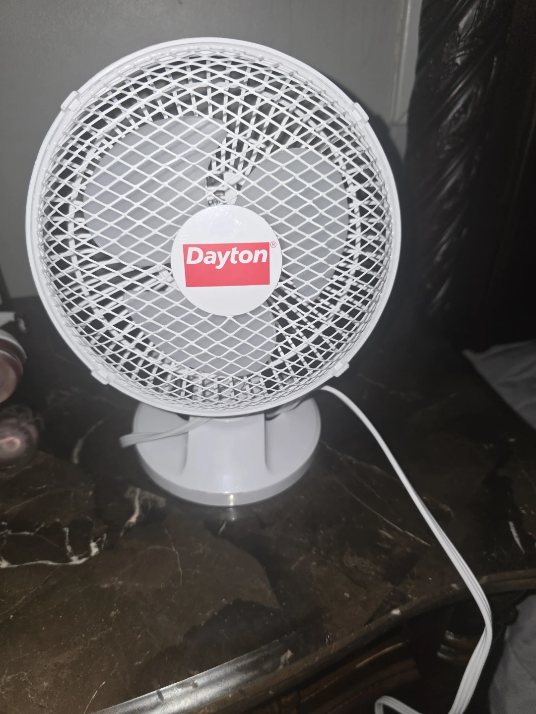 Dayton White Personal Desk Fan