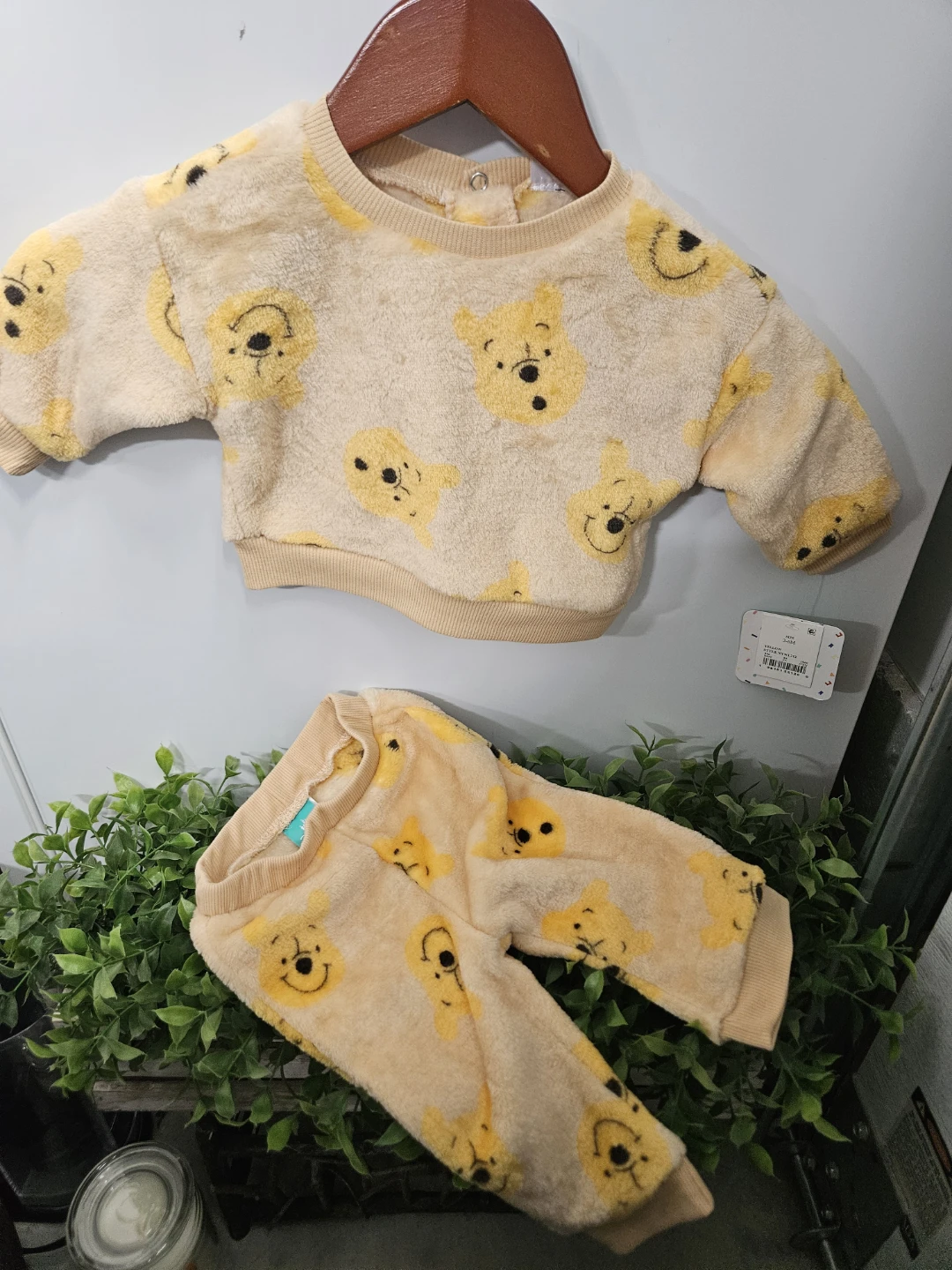 Disney Baby Winnie the Pooh Pajama Set - Size 3-6 Months