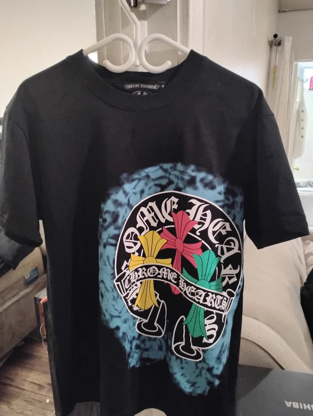 Chrome Hearts Black T-Shirt - photo 2
