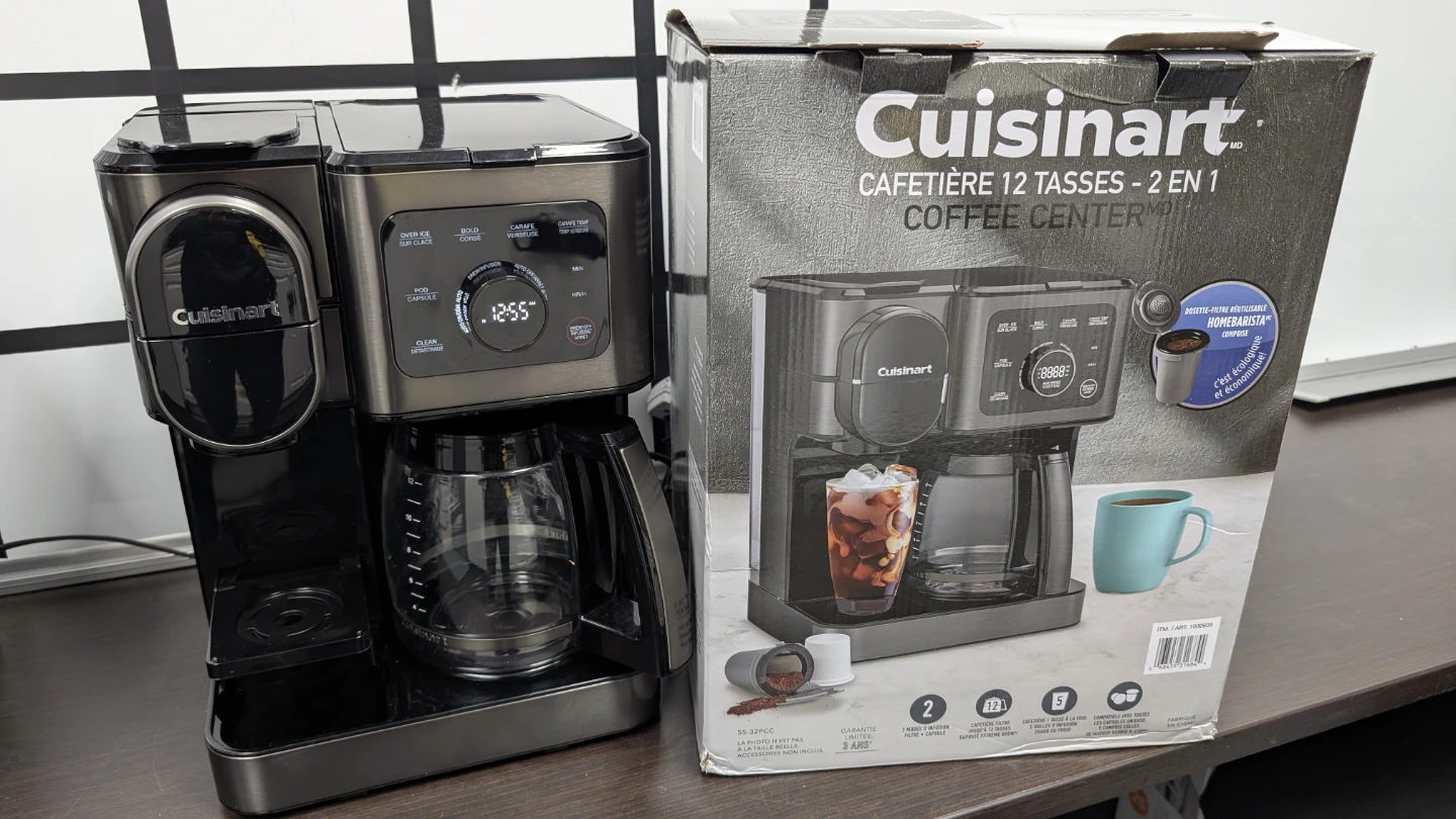 NEW OPEN BOX Cuisinart Coffee Center 12-Cup Drip Coffee Maker