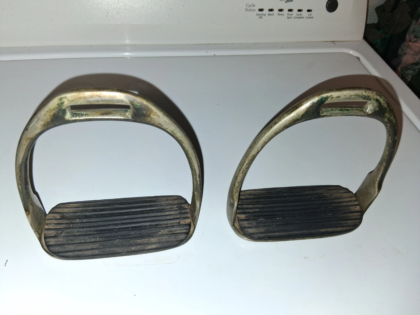 Vintage English-style Horse Stirrups