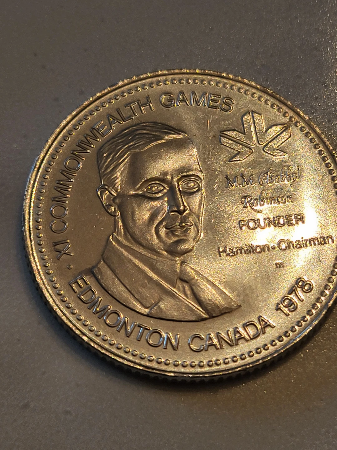 1978 Commonwealth Games Edmonton Commemorative Coin - photo 2