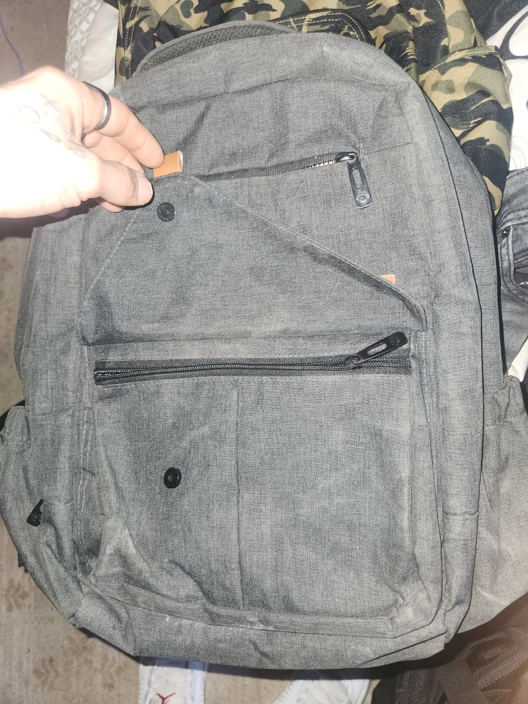 HapTim Grey Baby DiaperBag Backpack - photo 3