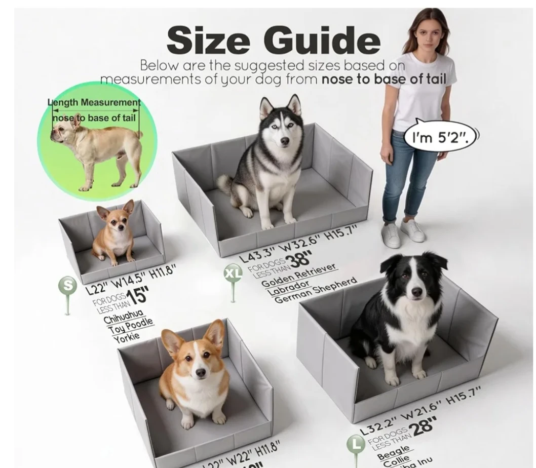 Dog Litter Box with High Walls - Large - photo 5