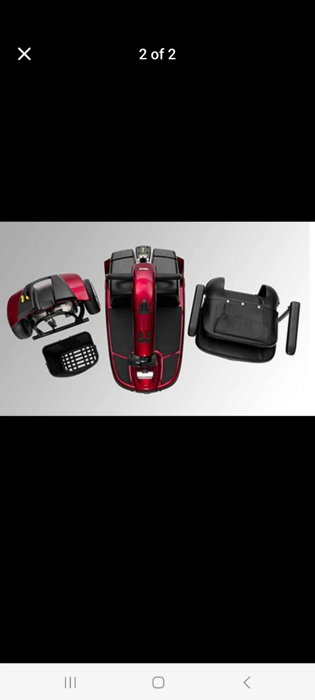 Pride Mobility Go-Go Ultra X 4-Wheel Mobility Scooter - Red