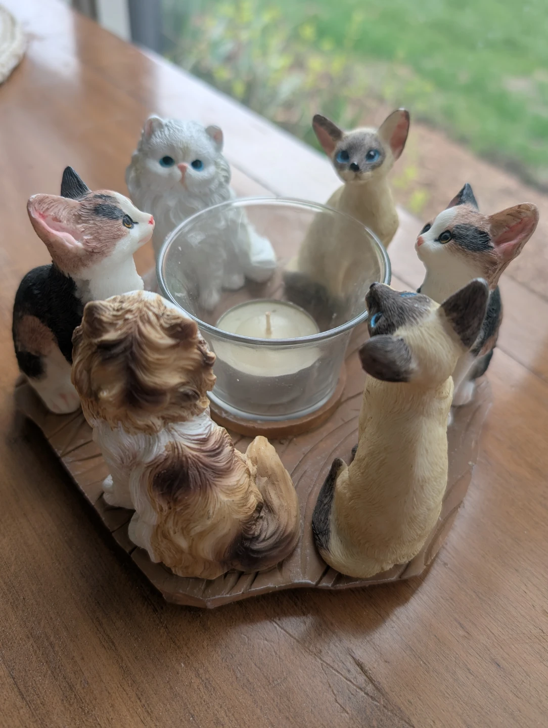 Adorable Cat Candle Holder