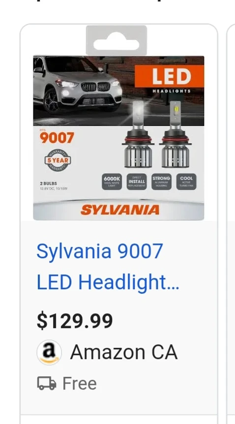 Sylvania 9007 LED Headlights - 2 Bulbs - photo 4