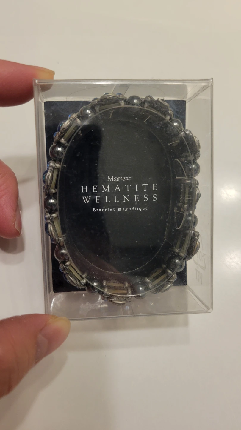 Magnetic Hematite Wellness Bracelet - photo 2