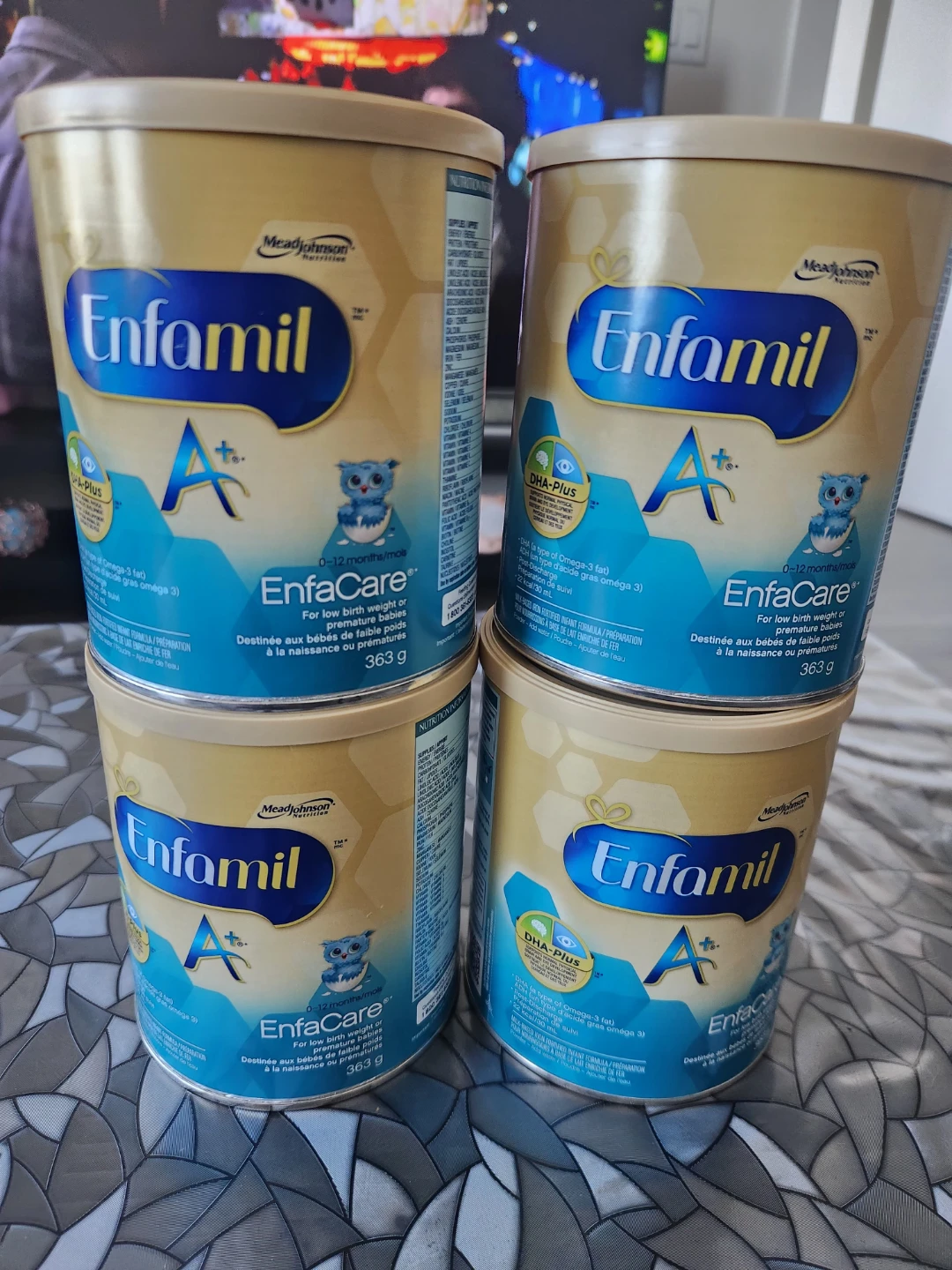 Enfamil EnfaCare A+ Infant Formula (4 x 363g)