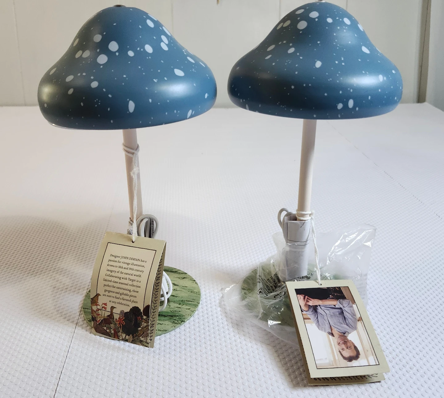 John Derian for Target Mushroom Table Lamps Set Of 2. Decor