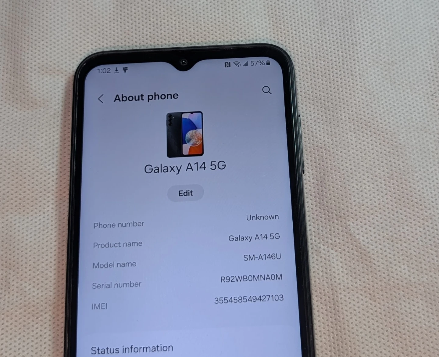 Like NEW Black Samsung Galaxy A14 5G 64GB UNLOCKED Cell Phone - photo 2