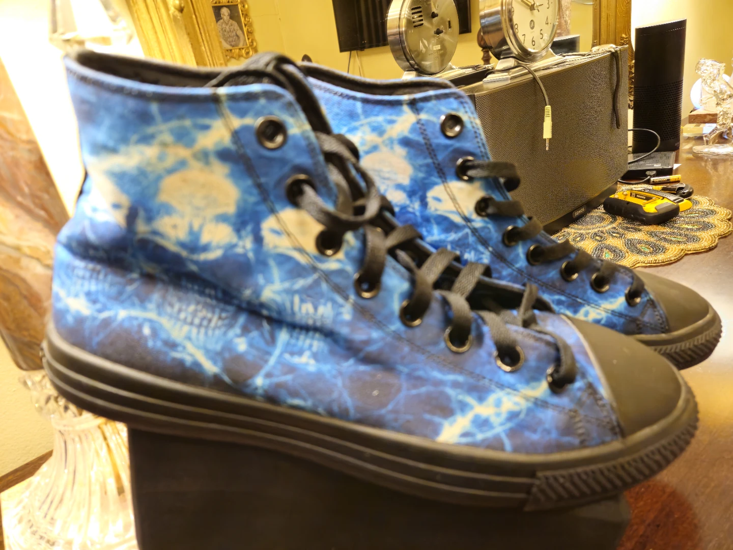 RAAD Shop Blue High-Top Sneakers Size 9.5M / 11W - photo 2