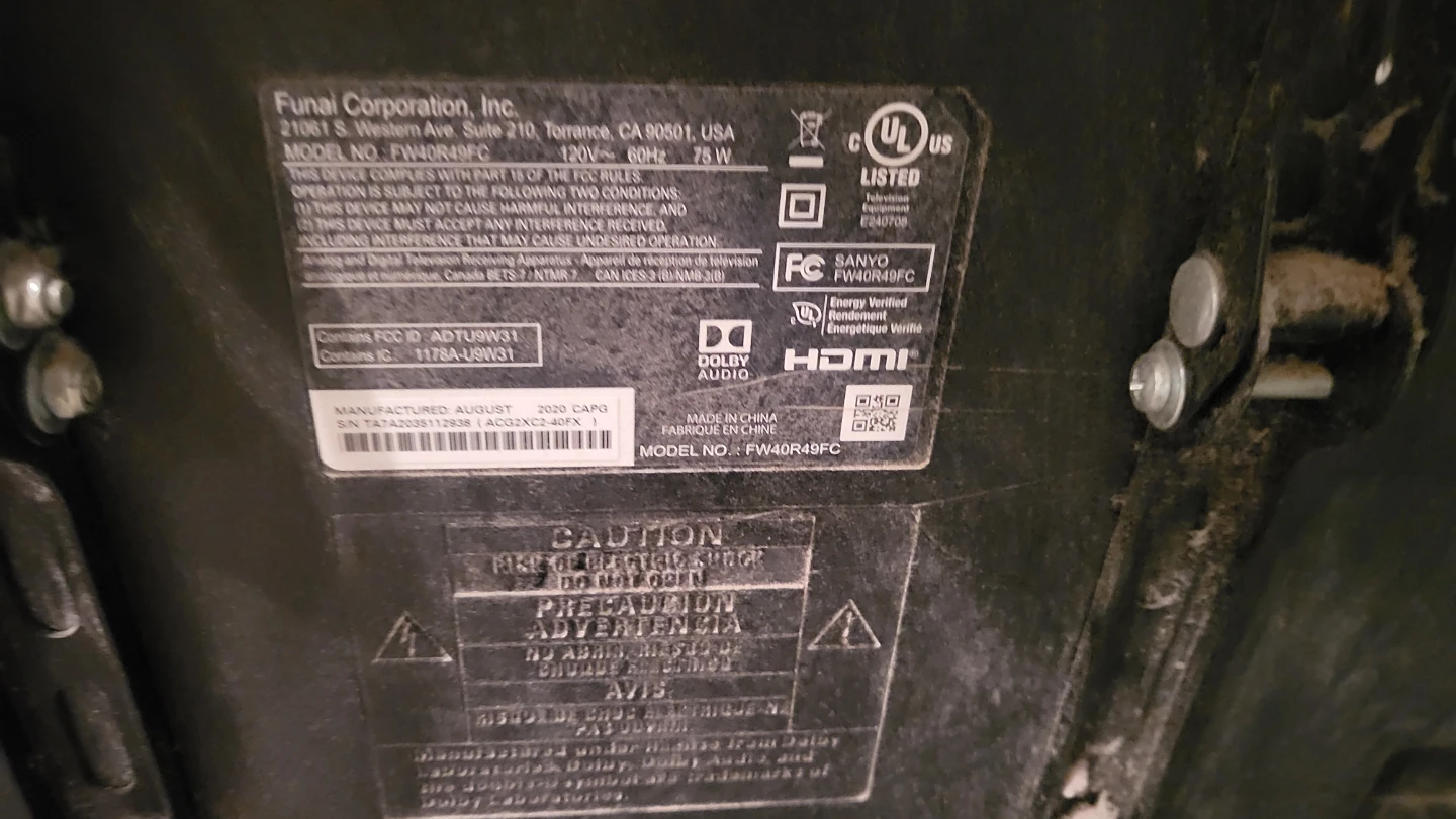 Sanyo Roku TV 40 inch FW40R49CPC - photo 3