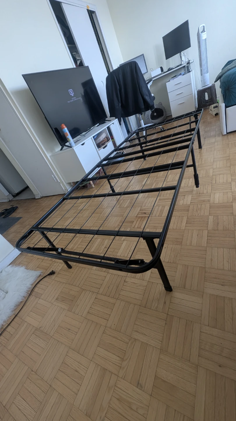 Metal Bed Frame Twin 30" x 75" - Black - photo 2