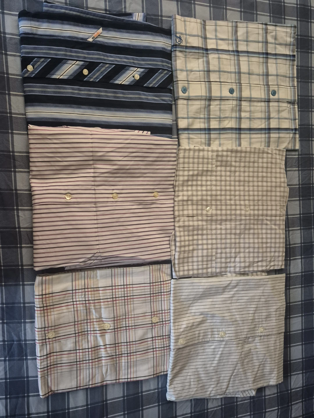 Six Men's Dress Shirts - Claiborne, Southpole, Van Heusen - photo 3