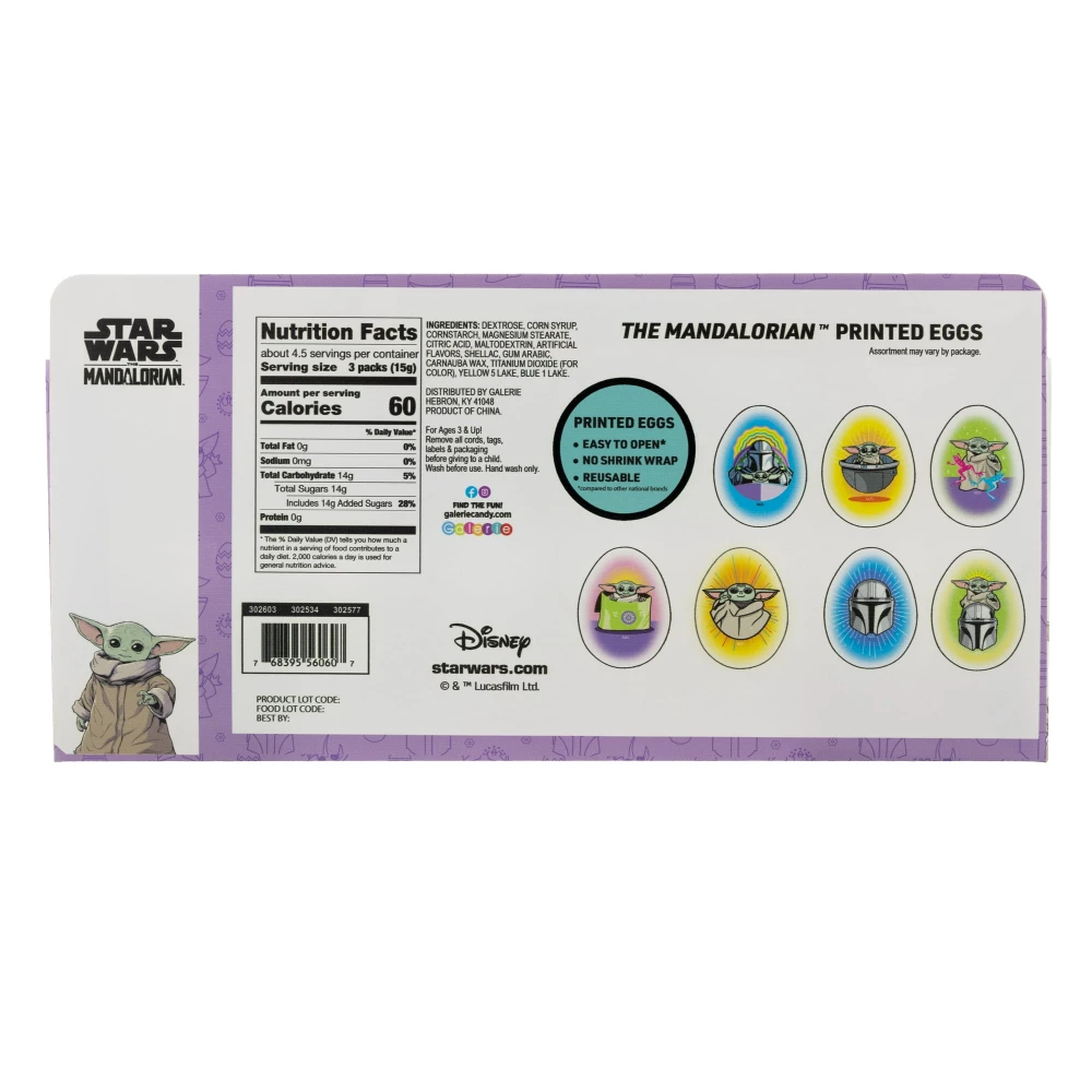 The Mandalorian Printed Eggs Candy - photo 2