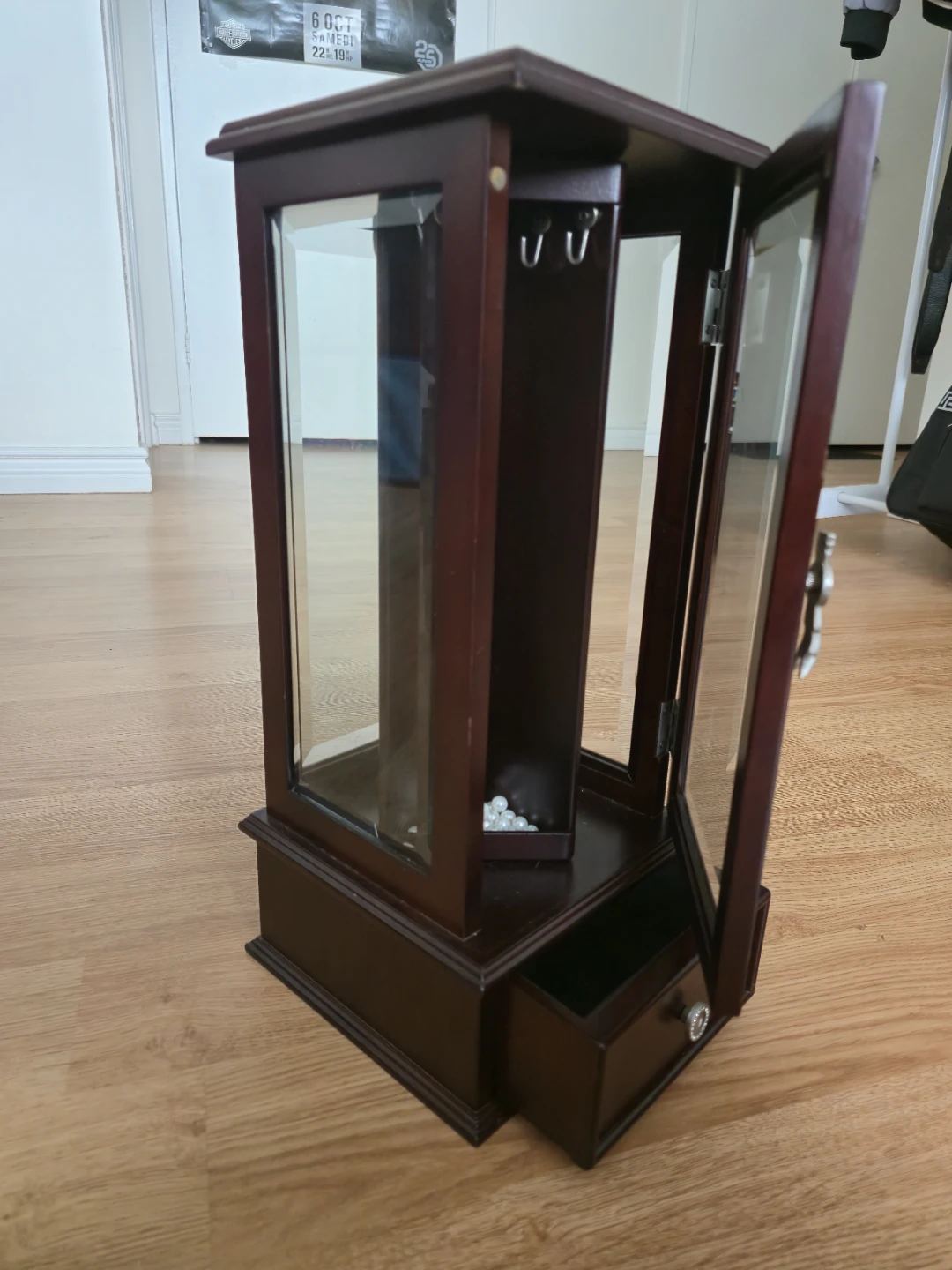 Wooden Jewelry Display Tower