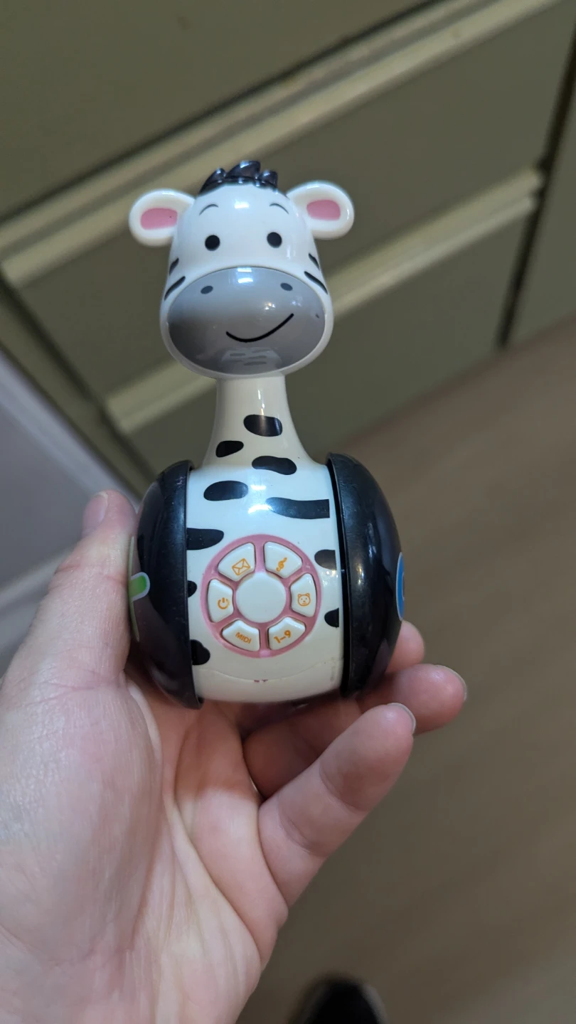 Fisher-Price Zebra Roll & Play Toy