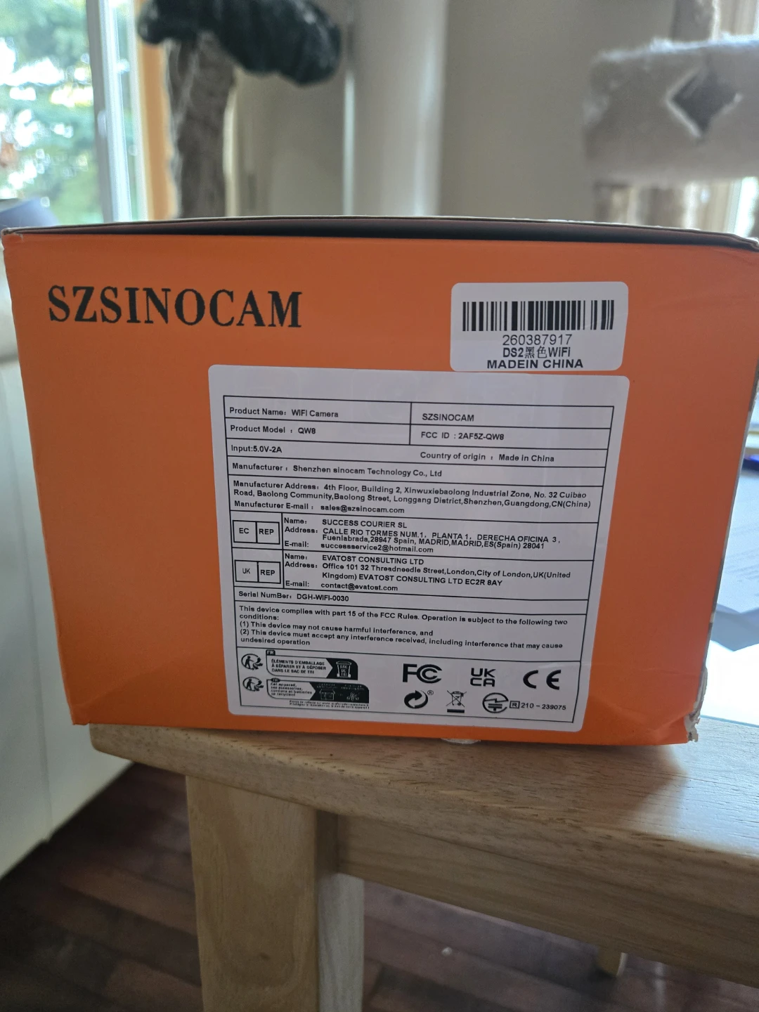 SZSINOCAM QW8 Outdoor Dual Lens WiFi Camera - photo 2
