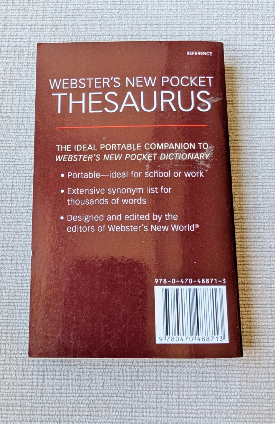 Webster's New Pocket Thesaurus - photo 2