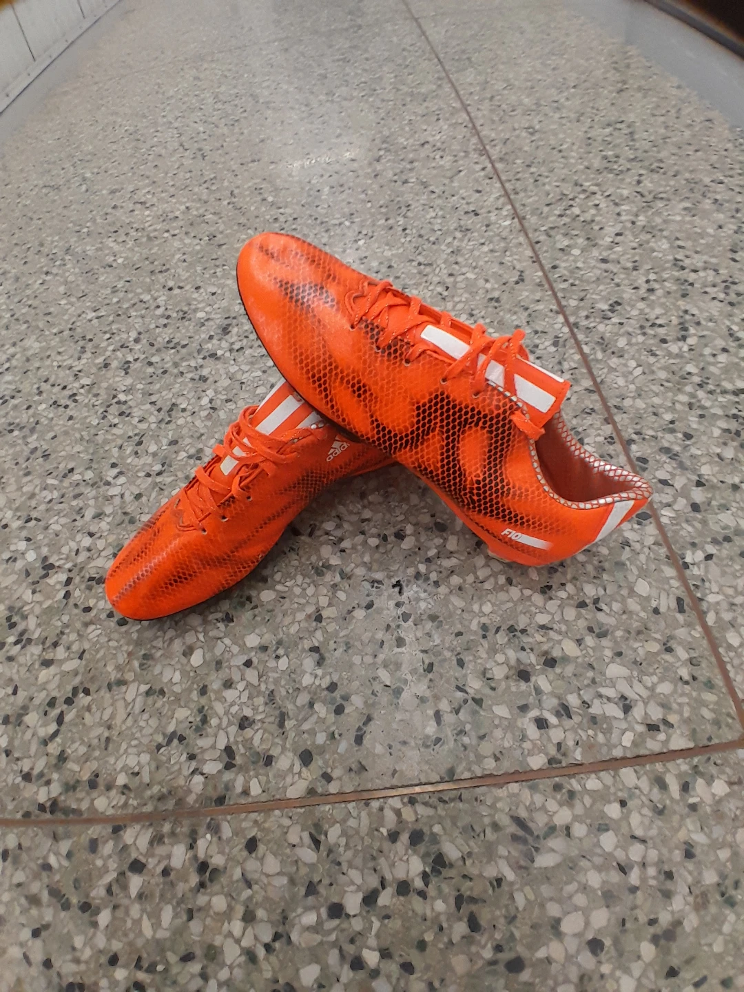 Adidas Orange Soccer Cleats Men's Size 10 - photo 3