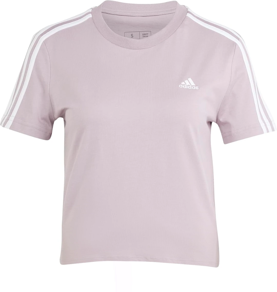 Adidas 3-Stripes T-Shirt - Lavender - Size S